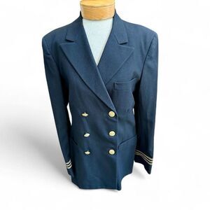 Authentic 70s–80s Aviation Uniform | Military Chic | Unisex